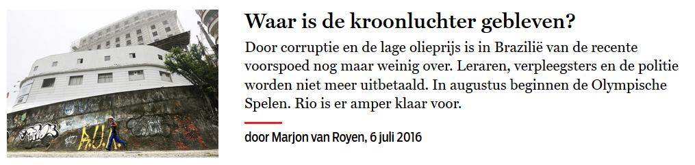 Waar is de kroonluchter gebleven?